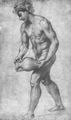 Raffael: Psyche-Loggia, Studie, Bacchus mit Weinamphore