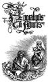 D�rer, Albrecht: Illustration zur »Apokalypse«, Frontispiz: Johannes vor der Muttergottes