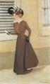 Vallotton, F�lix: Frau mit Federhut