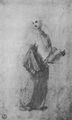 Raffael: Madonna mit dem Baldachin, Studie, Hl. Bernhard