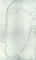 Modigliani, Amedeo: Kopf im Profil