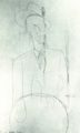 Modigliani, Amedeo: Bildniszeichnung Blaise Cendrars