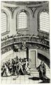Hogarth, William: Frontispiz zu Nicholas Amhursts »Terrae-Filius, oder Die geheime Geschichte der Universit�t zu Oxford«
