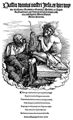 D�rer, Albrecht: Folge der »Gro�en Passion«, Frontispiz: Schmerzensmann und Kriegsknecht