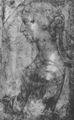 Raffael: Marienkr�nung, Studie, M�dchen im Profil