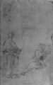 Raffael: Parna�, Studie, Horaz und Sapho