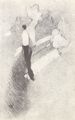 Toulouse-Lautrec, Henri de: Illustration zum Album »Yvette Guilbert«