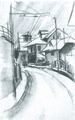 Macke, August: Stra�e in Hilterfingen