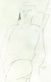 Modigliani, Amedeo: Bildniszeichnung Jacques Lipchitz