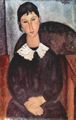 Modigliani, Amedeo: Elvira mit wei�em Kragen