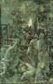 D�rer, Albrecht: Zeichnungsfolge der sog. »Gr�nen Passion«: Die Gefangennahme Christi