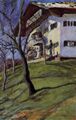 Macke, August: Unser H�uschen in Tegernsee