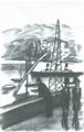 Macke, August: Hafen mit Bergen