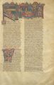 Unbekannter Buchmaler des Vatikans: Fragment aus der »Pantheon-Bibel«