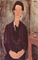 Modigliani, Amedeo: Portr�t des Chaiim Soutine, an einem Tisch sitzend