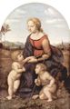 Raffael: Die sch�ne G�rtnerin, Szene: Maria mit Christuskind und Johannes dem T�ufer