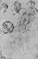 Raffael: Grablegung Christi, Studie, Gruppe der ohnm�chtigen Maria