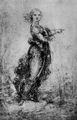 Leonardo da Vinci: Frauenfigur in einer Landschaft