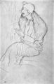Klimt, Gustav: Portr�t einer sitzenden Dame mit Boa