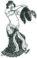 Vallotton, F�lix: Die Baucht�nzerin