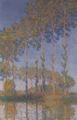 Monet, Claude: Pappeln an der Epte, Sonnenuntergang