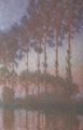 Monet, Claude: Pappeln an der Epte, D�mmerung
