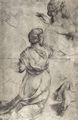 Raffael: Vertreibung des Heliodor, Figurenstudie