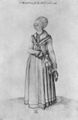 D�rer, Albrecht: N�rnbergerin im Hauskleid