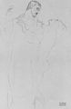 Klimt, Gustav: Stehender weiblicher Akt und M�nnergestalt