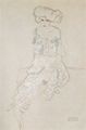 Klimt, Gustav: Sitzende von vorn