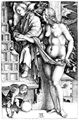 D�rer, Albrecht: Die Versuchung des Tr�gen (Der Traum)