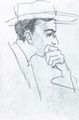Macke, August: Portr�t Walter Gerhardt mit Hut