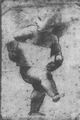 Raffael: Disputa, Studie, Putto mit Schrifttafel