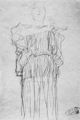 Klimt, Gustav: Weibliche stehende Gestalt