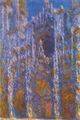 Monet, Claude: Die Kathedrale von Rouen (Das Portal bei Morgensonne, Harmonie in Blau)