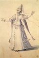 Arcimboldo, Giuseppe: Entwurf eines Festgewandes