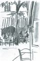 Macke, August: T�rkisches Caf� (II)