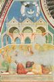 Giotto di Bondone: Fresken in der Kirche San Francesco in Assisi, Szene: Herabkunft des Heiligen Geistes