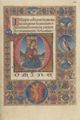 Unbekannter Buchmaler des Vatikans: Fragment aus einem Stundenbuch