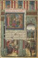 Unbekannter Buchmaler des Vatikans: Fragment aus einem Psalter mit Stundenbuch