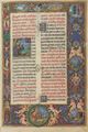 Unbekannter Buchmaler des Vatikans: Fragment aus der Missale des Girolamo Basso della Rovere