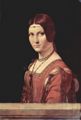 Leonardo da Vinci: Portr�t einer jungen Frau (La belle Ferroni�re)