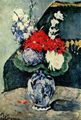 C�zanne, Paul: Stillleben, Delfter Vase mit Blumen