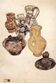 Schiele, Egon: Steingutgeschirr