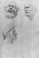 Raffael: Parna�, Studie, Homer, Dante und weiterer Dichter (neben Sapho)