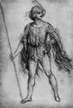 Leonardo da Vinci: Kost�mstudie f�r einen Festumzug