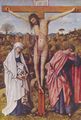 Eyck, Jan van: Christus am Kreuz zwischen Maria und Johannes