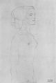 Klimt, Gustav: Halbbild einer nach rechts Schreitenden (Akt)