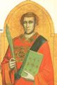 Giotto di Bondone: Der Hl. Lorenz