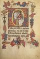 Unbekannter Buchmaler des Vatikans: Fragment aus der »Pontifikale Bonifaz' IX«
